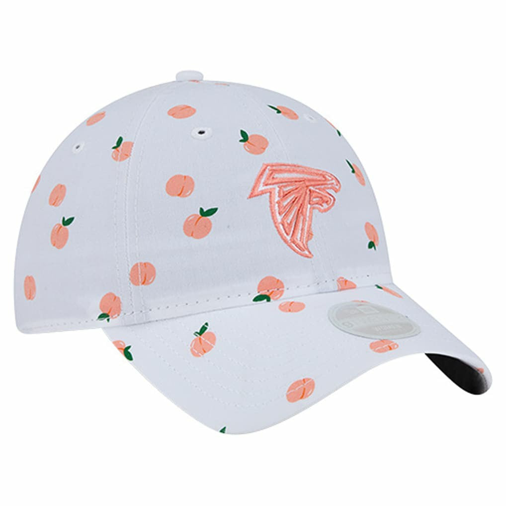 Atlanta Falcons New Era Women's Fruit Pattern 9TWENTY Adjustable Hat White