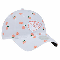Kansas City Chiefs New Era Women's Fruit Pattern 9TWENTY Adjustable Hat White