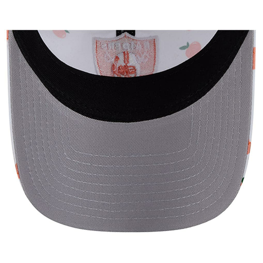 Las Vegas Raiders New Era Women's Fruit Pattern 9TWENTY Adjustable Hat White