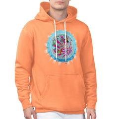 Chicago Cubs Margaritaville Chill Bottle Cap Fleece Pullover Hoodie - Orange Hoodies