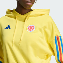 Colombia National Team Women's FIFA x World Cup Alphaskin Cropped Hoodie Yellow
