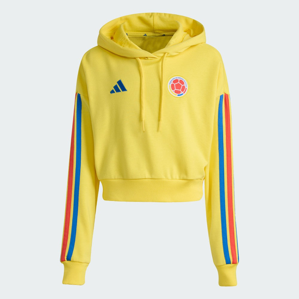 Colombia National Team Women's FIFA x World Cup Alphaskin Cropped Hoodie Yellow