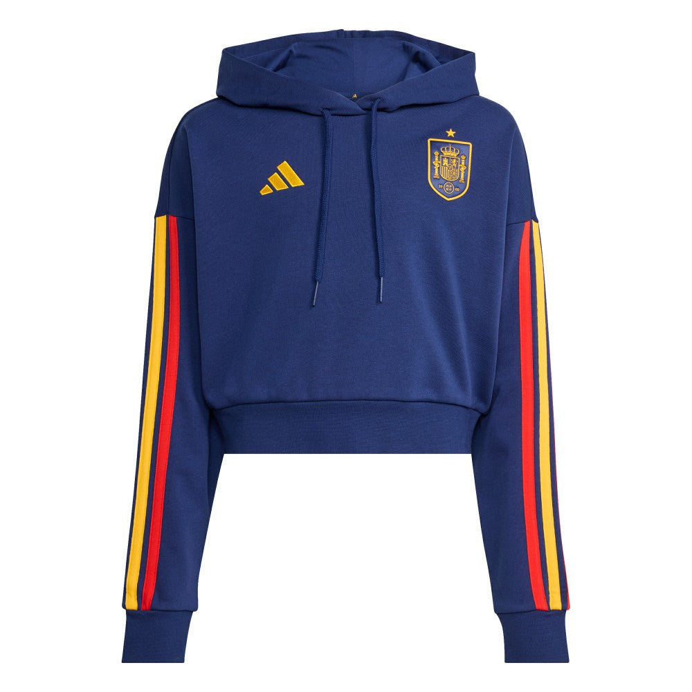 Spain National Team Women's FIFA x World Cup Alphaskin Cropped Hoodie Navy