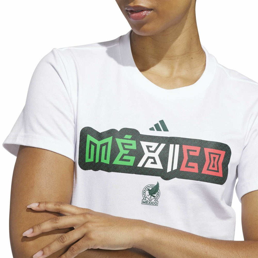Mexico National Team Women's Jersey Hook T-Shirt White shop
