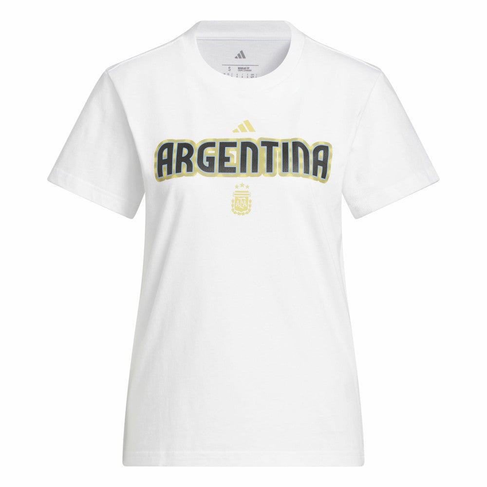 Argentina National Team Women's Jersey Hook T-Shirt White