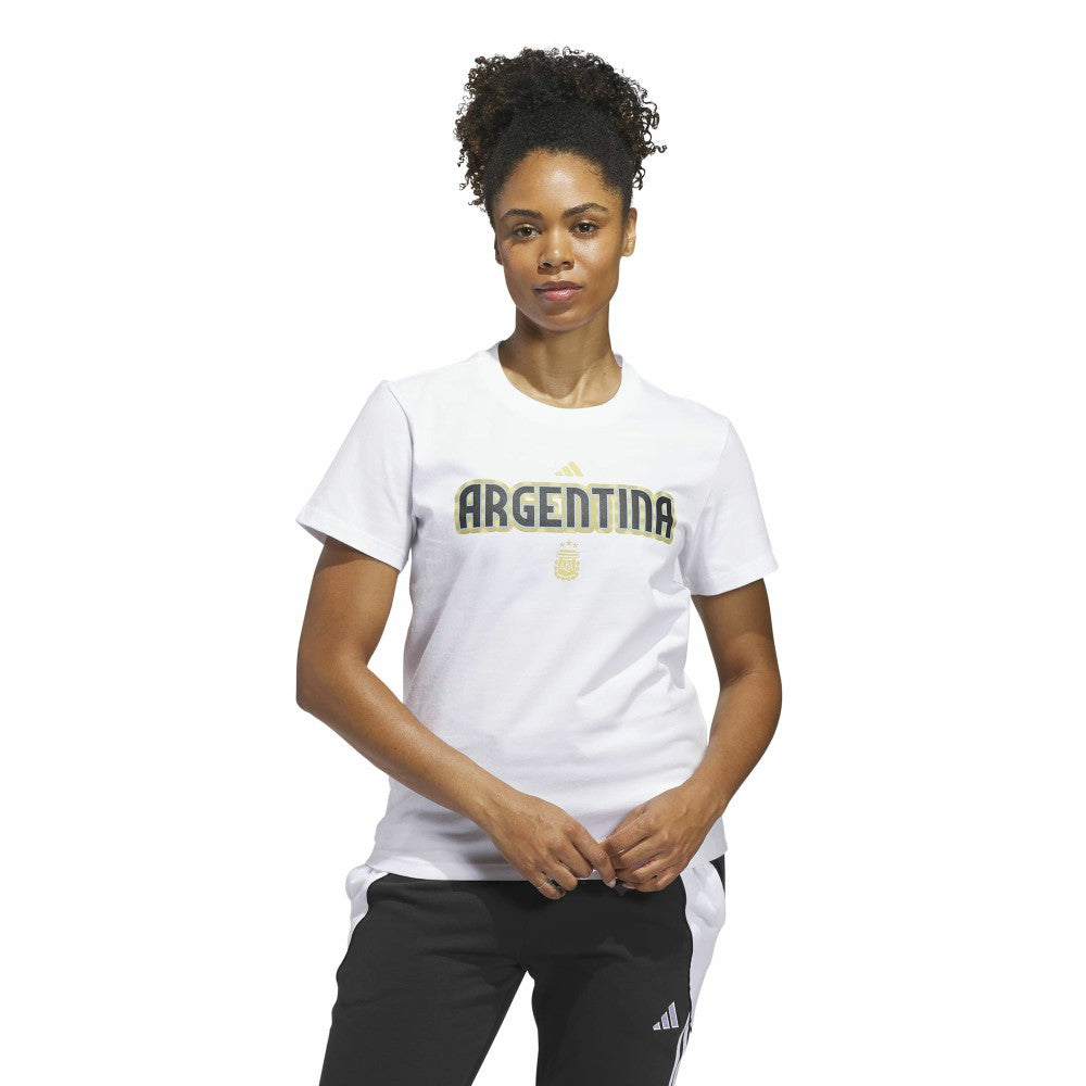 Argentina National Team Women's Jersey Hook T-Shirt White