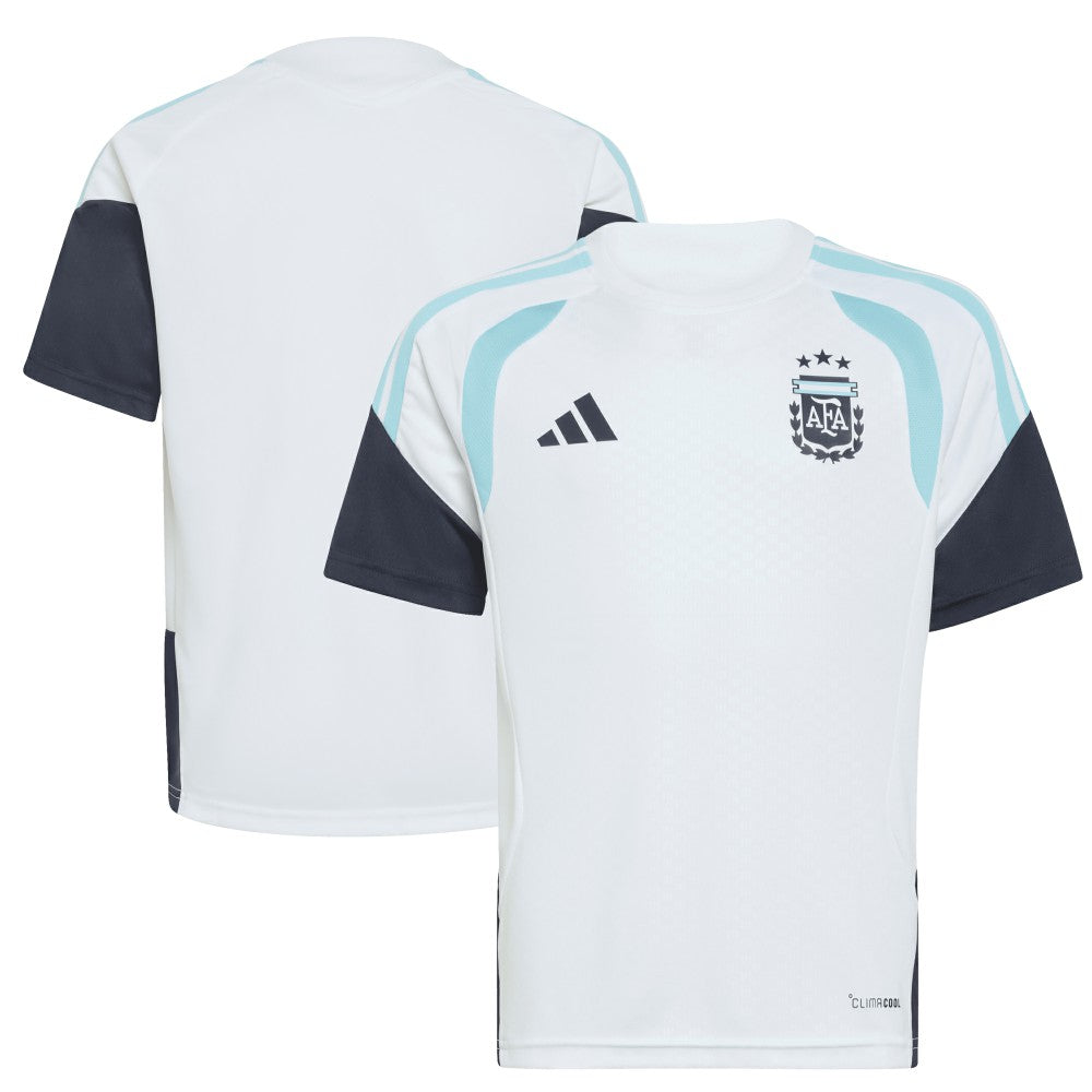 Argentina National Team Youth FIFA x World Cup 2026 Tiro Training Jersey White