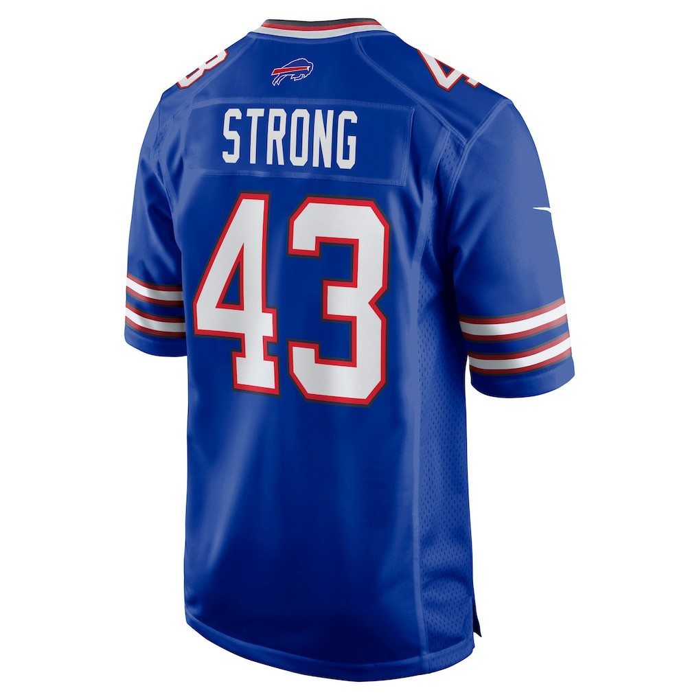 Dorian Strong Buffalo Bills Team Game Jersey Royal