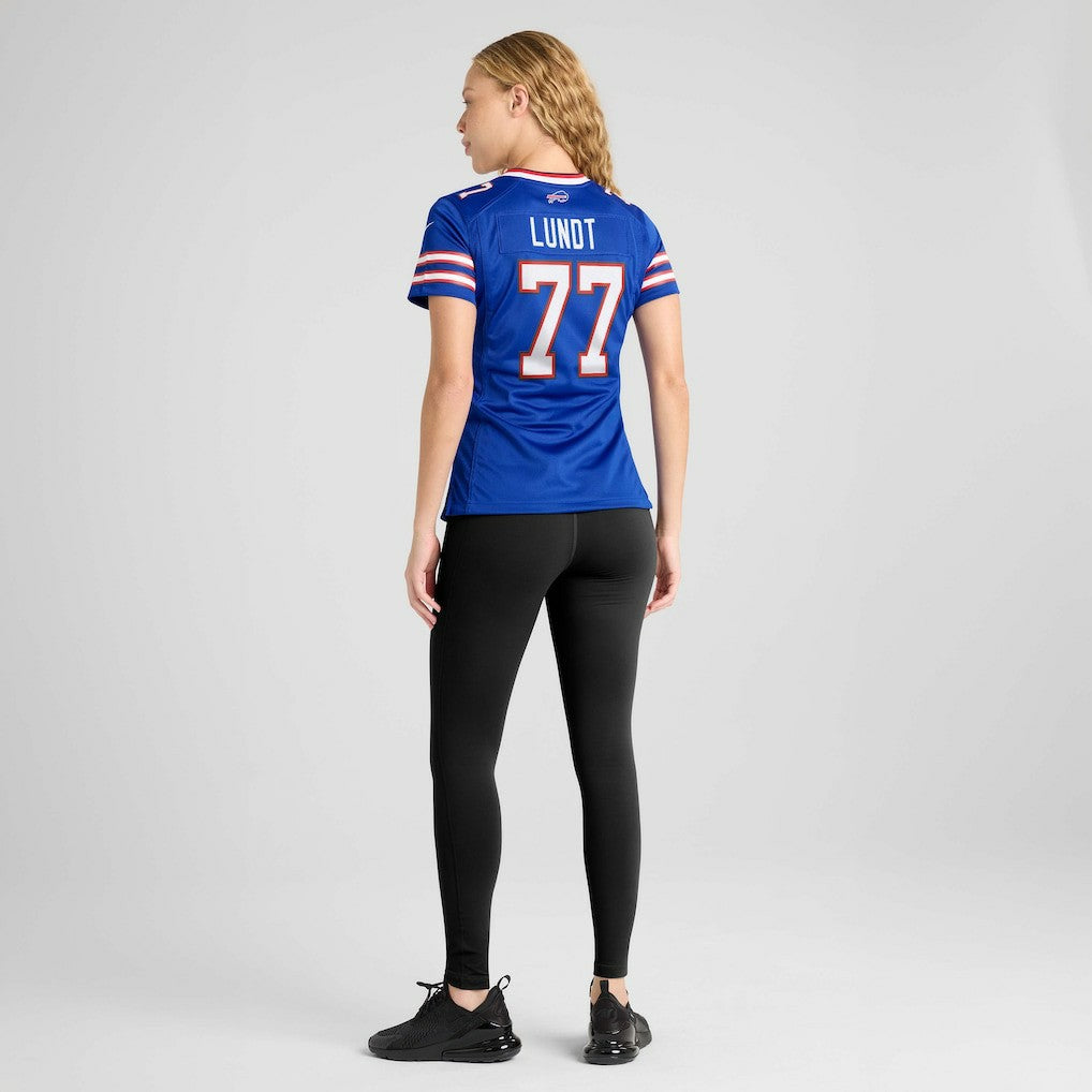 Chase Lundt Buffalo Bills Women's Team Game Jersey Royal