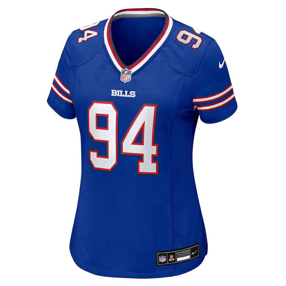 Landon Jackson Buffalo Bills Women's Team Game Jersey Royal