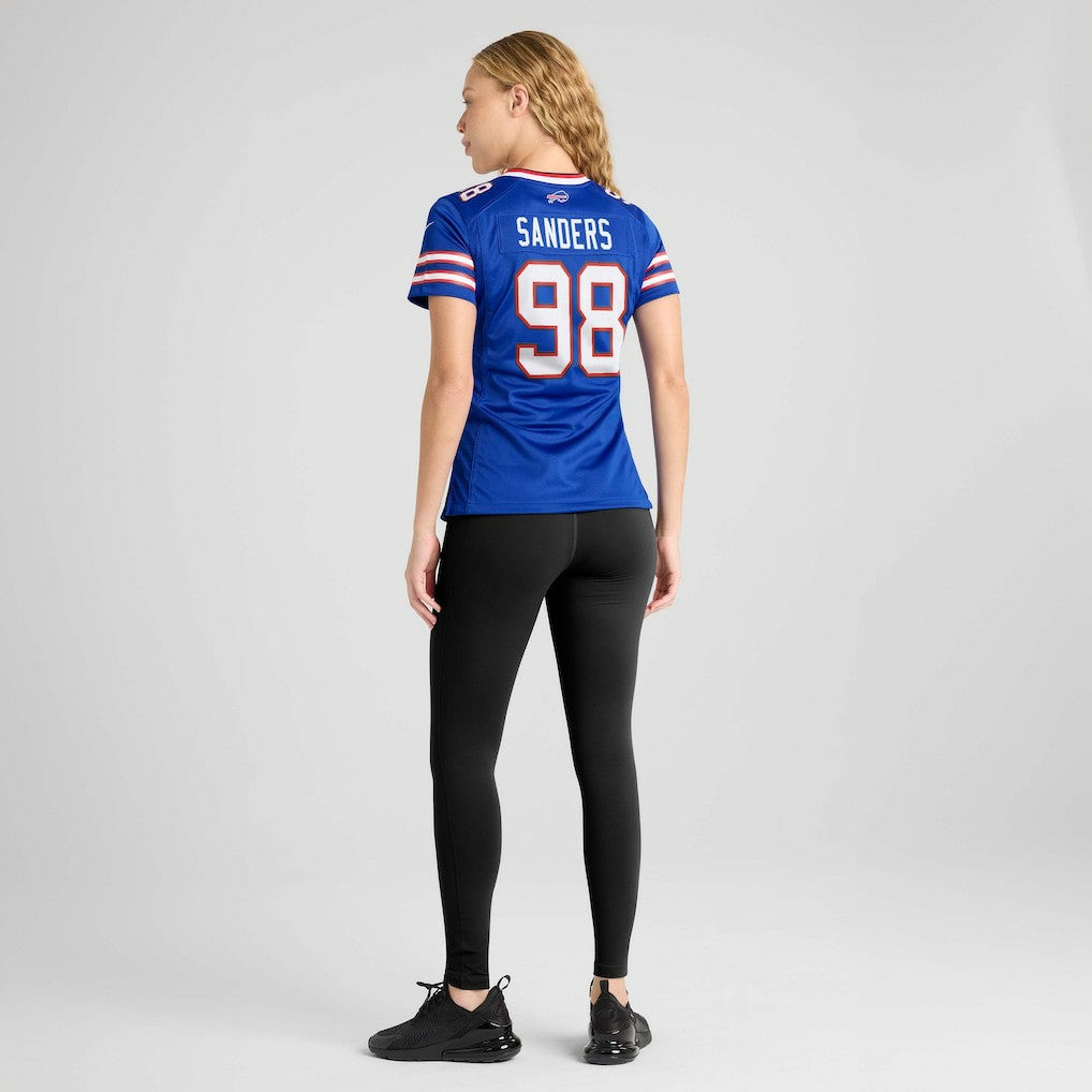 T.J. Sanders Buffalo Bills Women's Team Game Jersey Royal