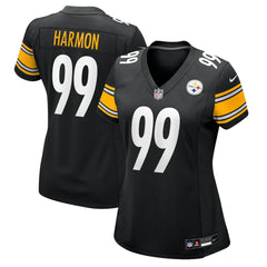 Derrick Harmon Pittsburgh Steelers Women's Team Game Jersey Black