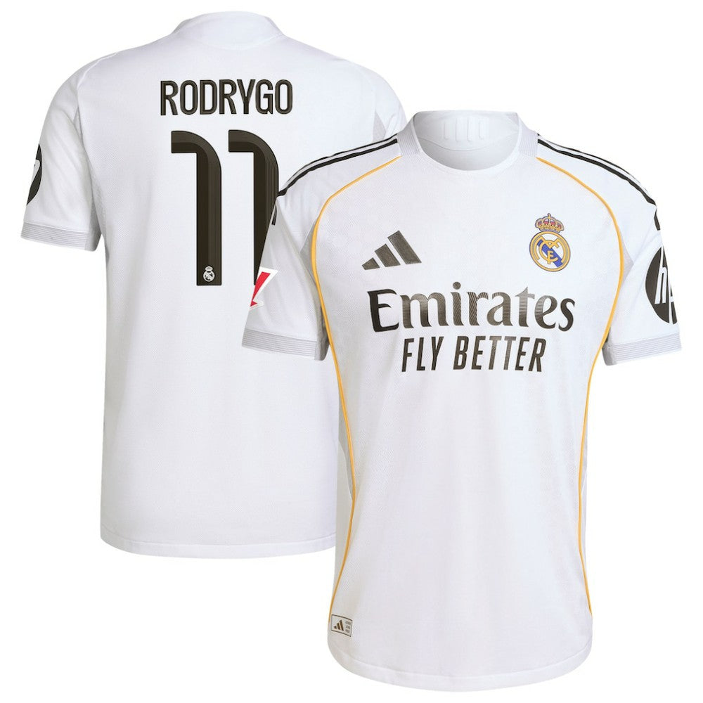 Rodrygo Real Madrid 2025/26 Home Jersey White