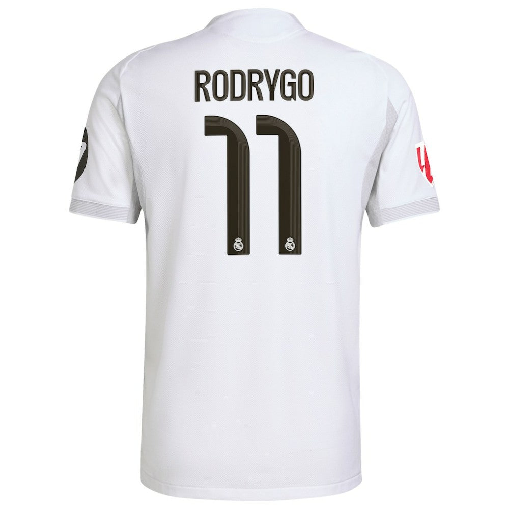 Rodrygo Real Madrid 2025/26 Home Jersey White
