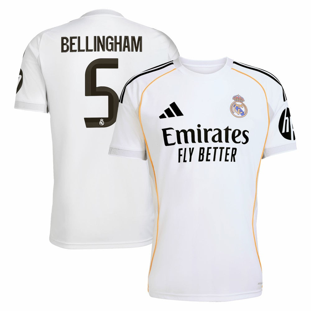 Jude Bellingham Real Madrid 2025/26 Home Replica Jersey White shop
