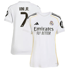 Vini Jr. Real Madrid Women's 2025/26 Home Replica Jersey White