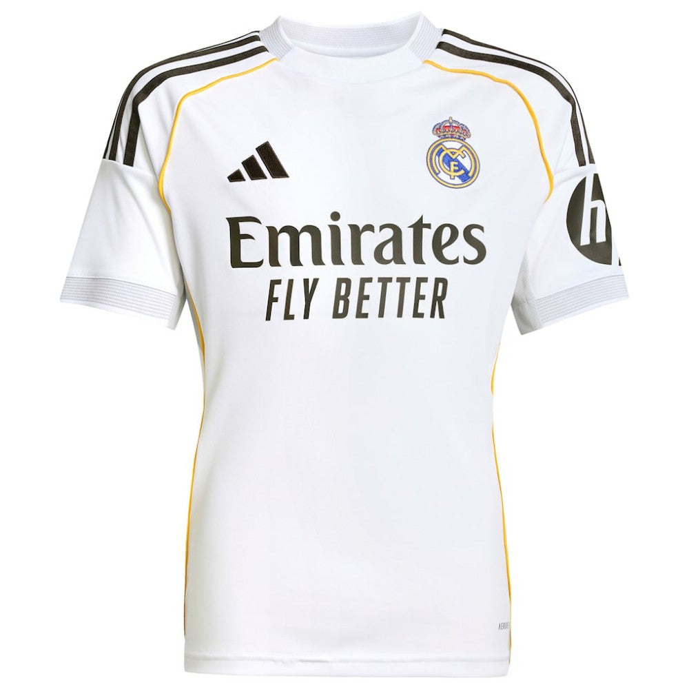 Jude Bellingham Real Madrid Youth 2025/26 Home Replica Jersey White