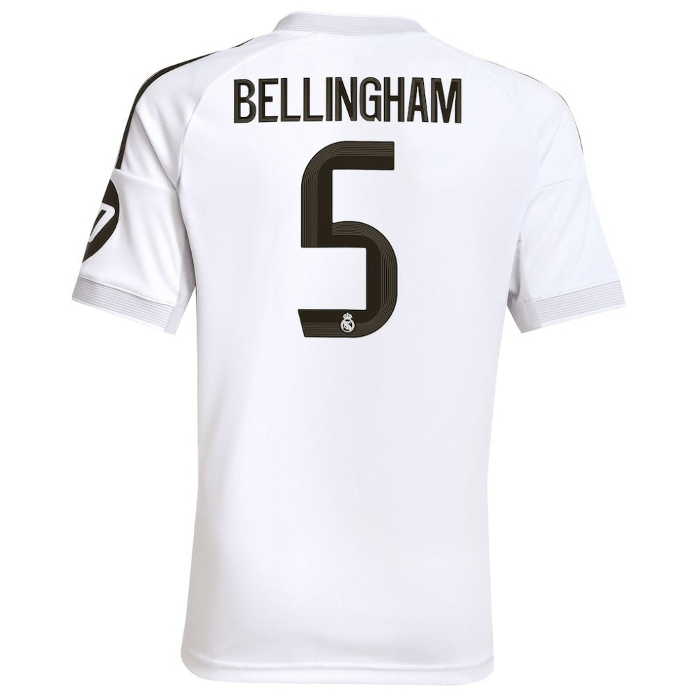 Jude Bellingham Real Madrid Youth 2025/26 Home Replica Jersey White