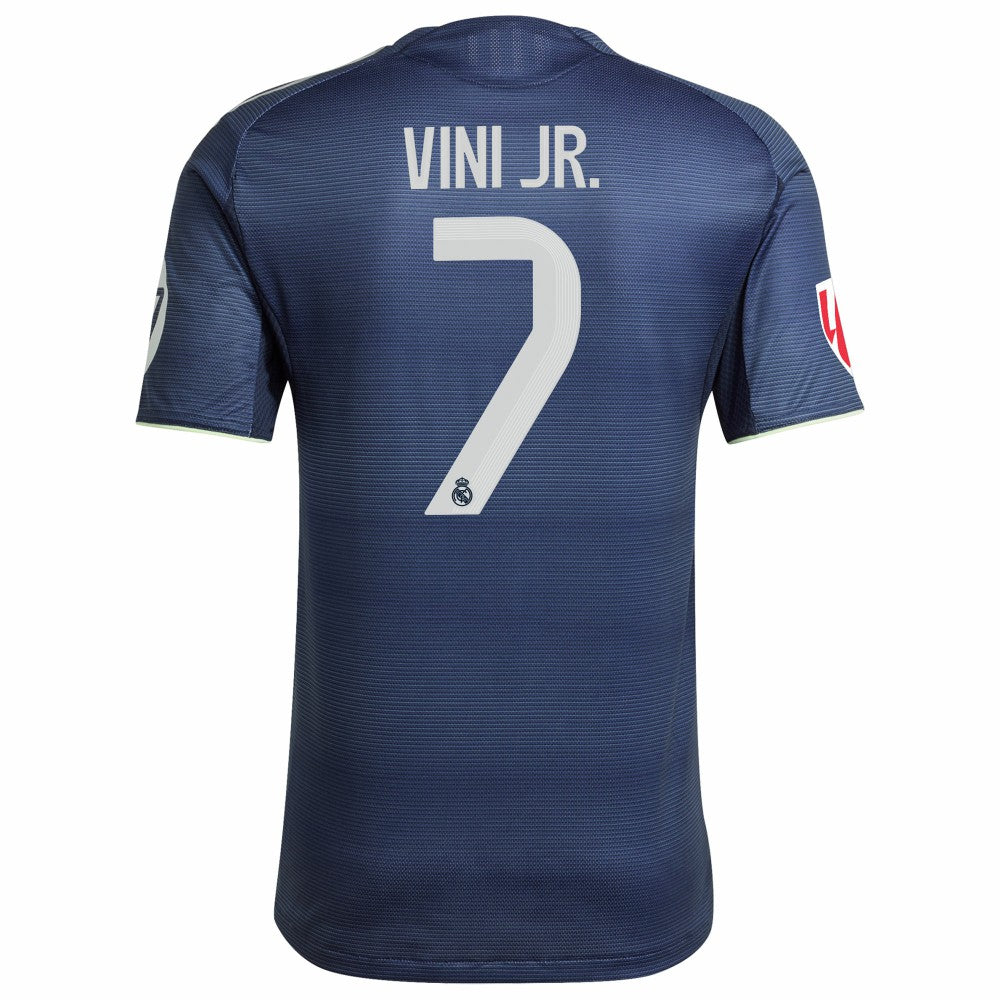 Vini Jr. Real Madrid 2025/26 Away Player Jersey Blue