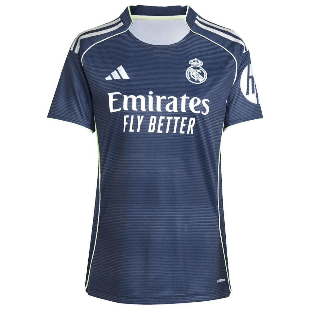 Jude Bellingham Real Madrid Women's 2025/26 Away Replica Player Jersey Blue