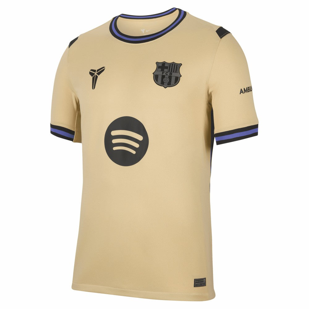 Barcelona 2025/26 Away Stadium Replica Jersey Gold