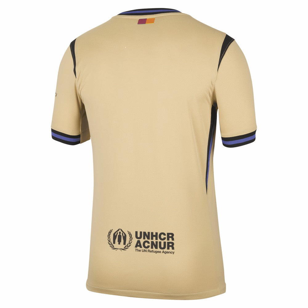 Barcelona 2025/26 Away Stadium Replica Jersey Gold
