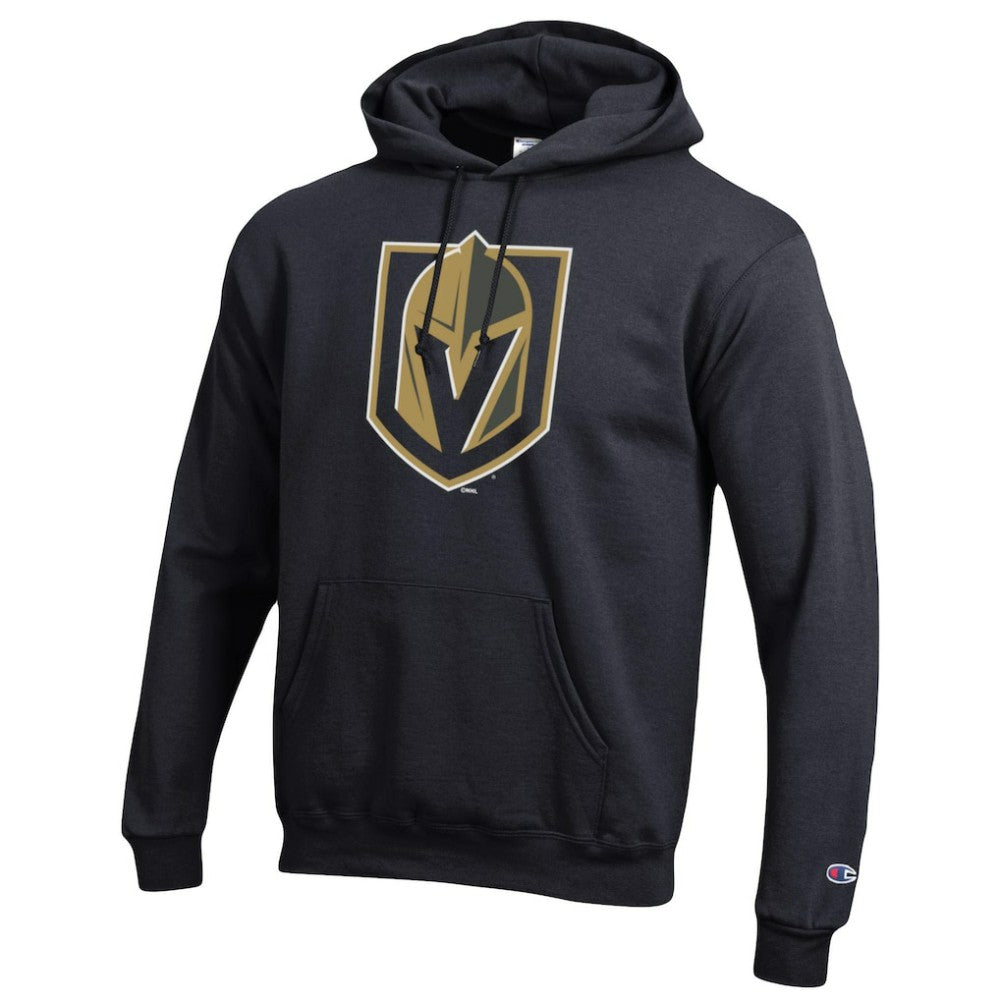 NHL Vegas Golden Knights Champion Primary Logo 1-Hit Pullover Hoodie - Black