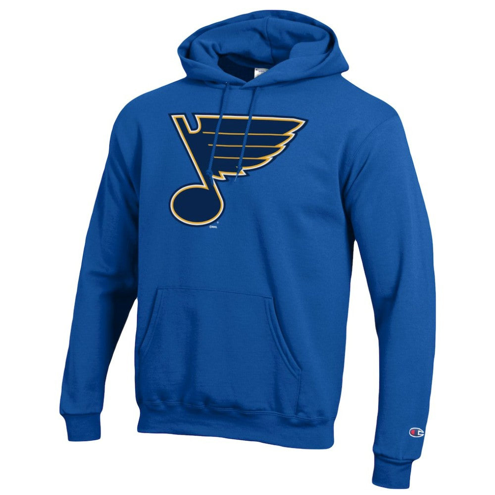 NHL St. Louis Blues Champion Primary Logo 1-Hit Pullover Hoodie - Blue