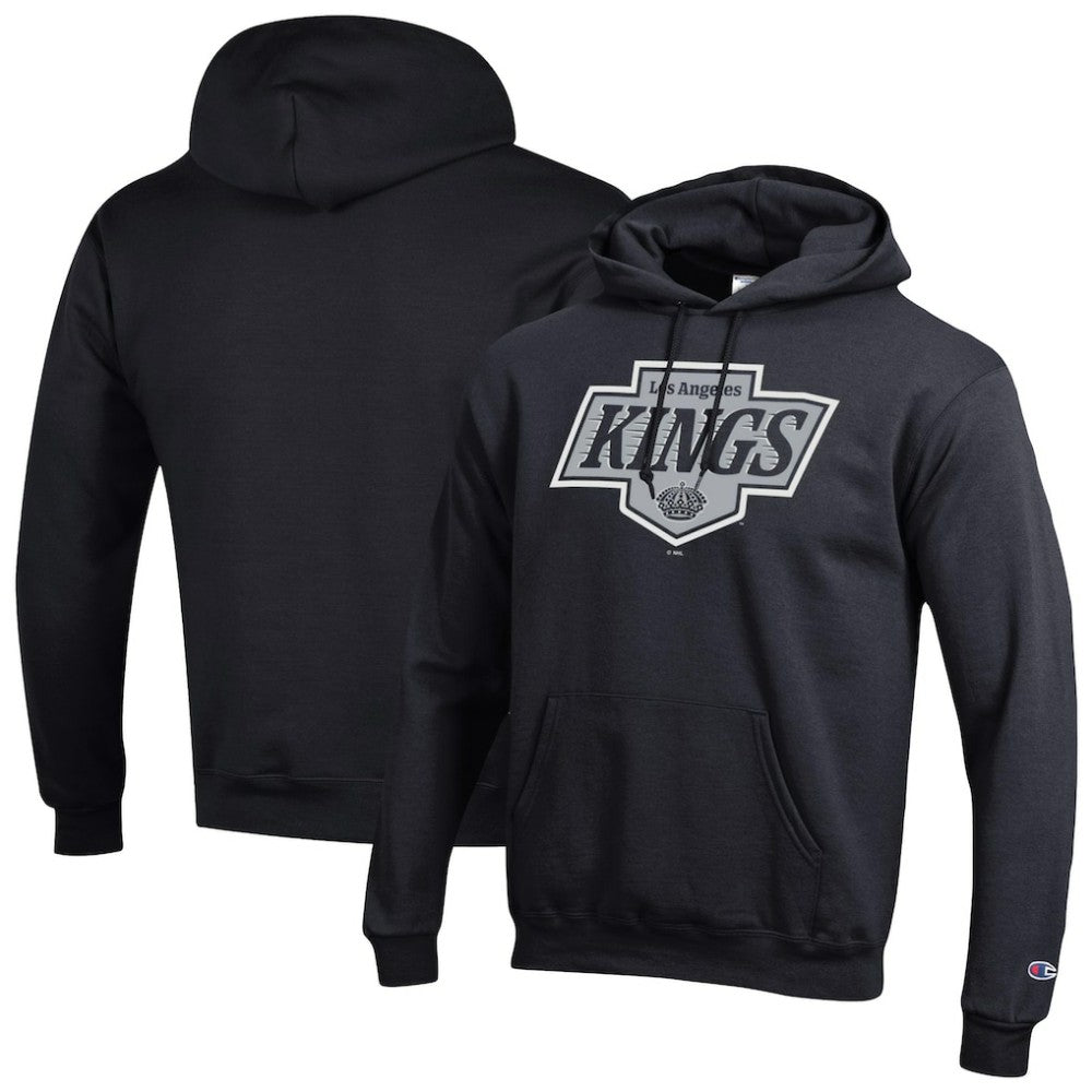 NHL Los Angeles Kings Champion Primary Logo 1-Hit Pullover Hoodie - Black