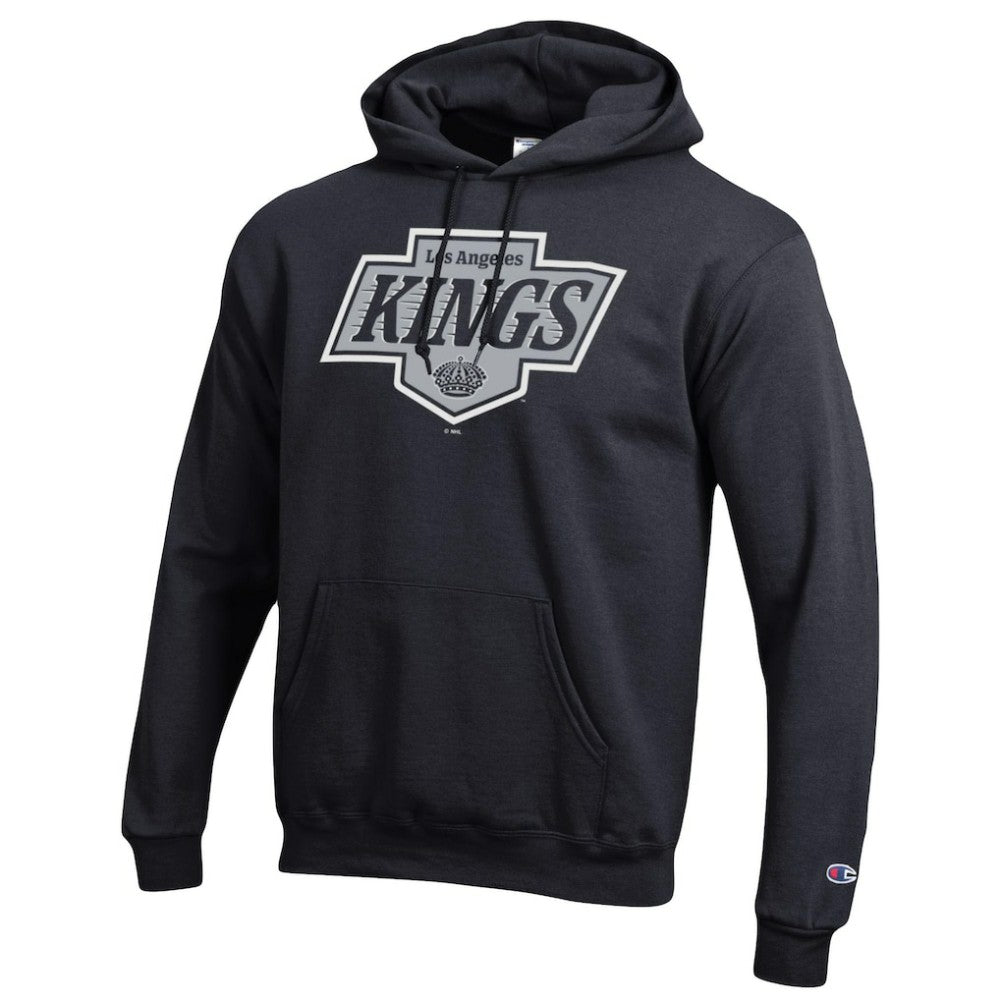 NHL Los Angeles Kings Champion Primary Logo 1-Hit Pullover Hoodie - Black
