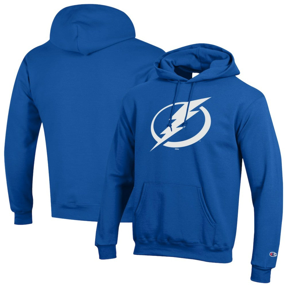 NHL Tampa Bay Lightning Champion Primary Logo 1-Hit Pullover Hoodie - Blue