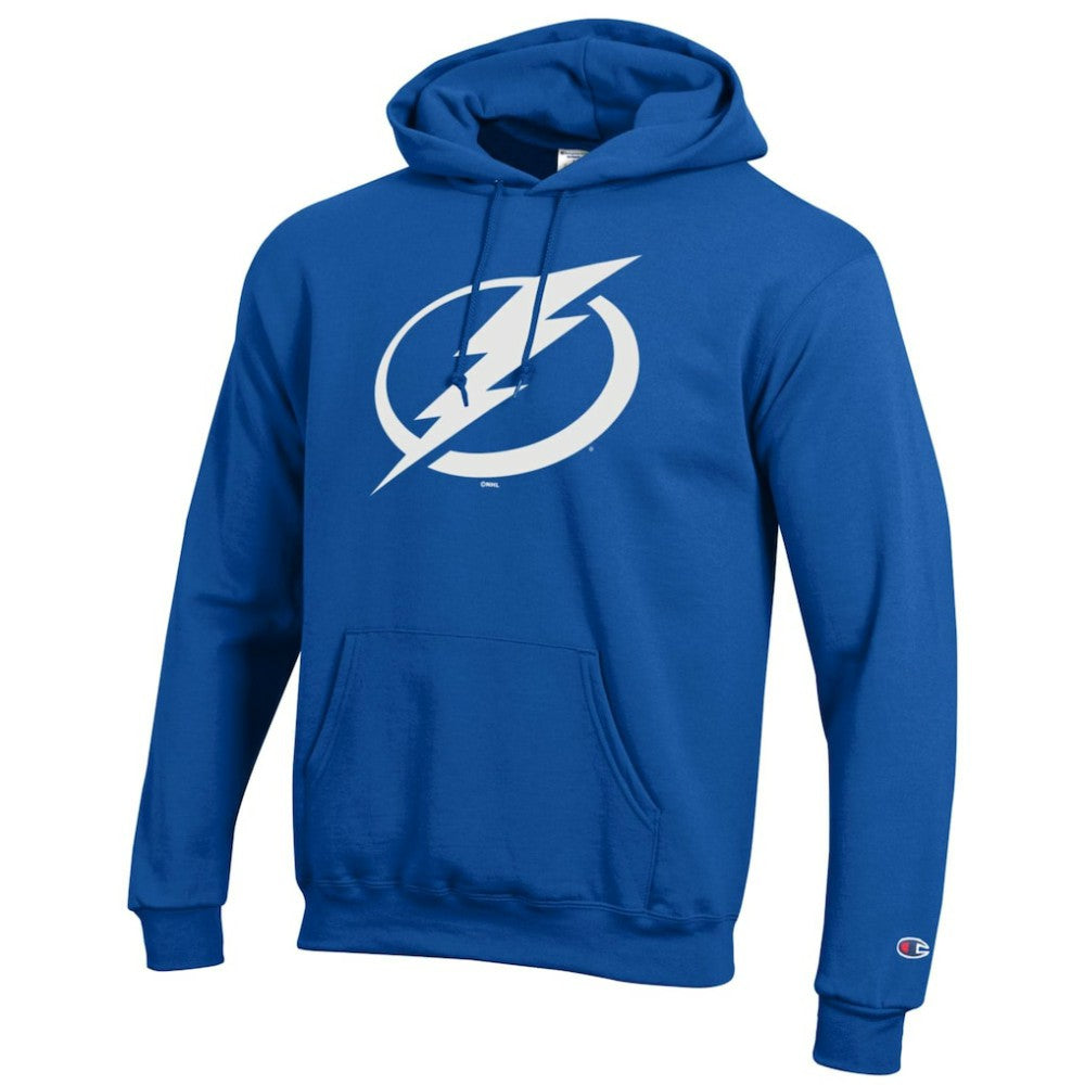 NHL Tampa Bay Lightning Champion Primary Logo 1-Hit Pullover Hoodie - Blue