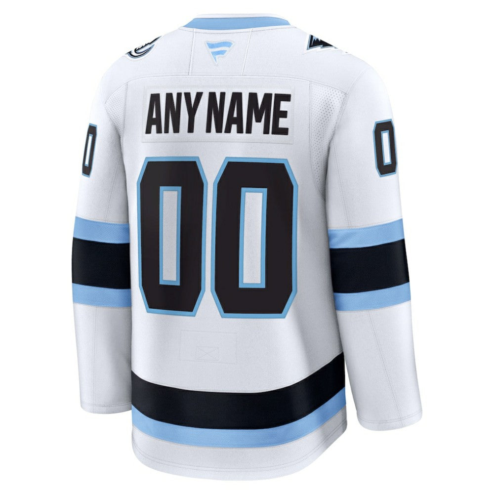 NHL,Custom Utah Mammoth Fanatics Away Premium Custom Jersey - White