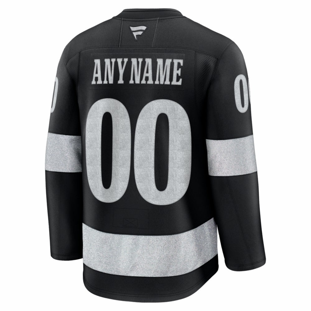 NHL,Custom Los Angeles Kings Fanatics Alternate Premium Custom Jersey - Black