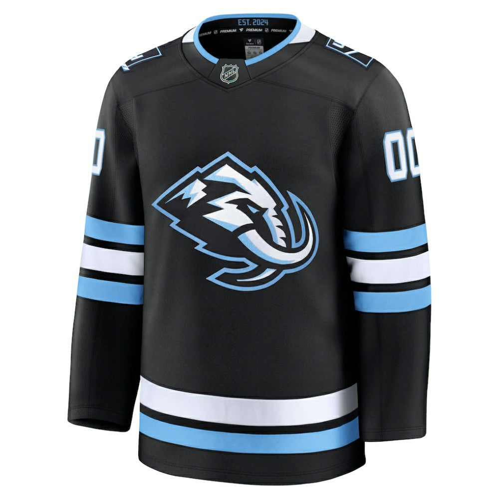 NHL,Custom Utah Mammoth Fanatics Home Premium Custom Jersey - Black