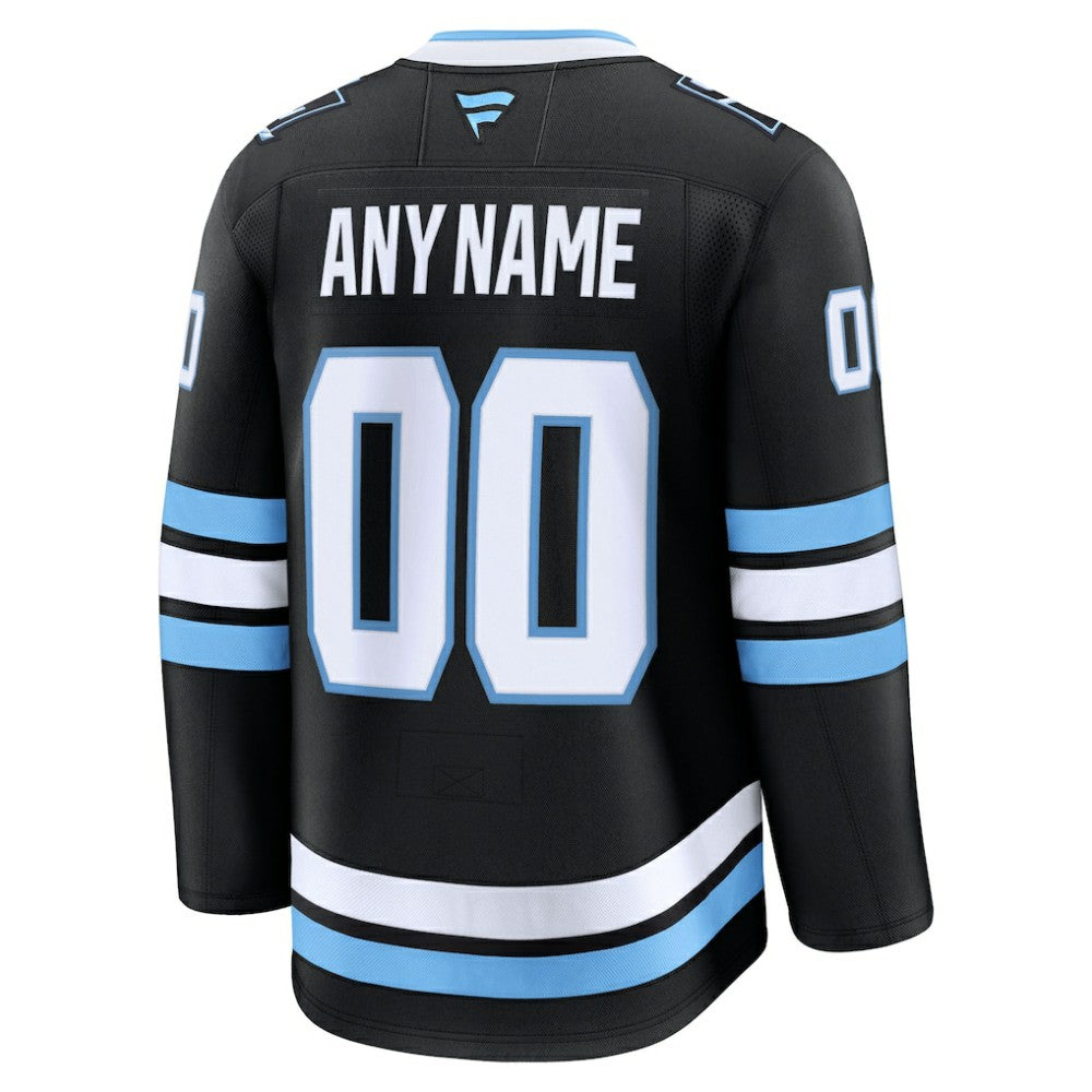 NHL,Custom Utah Mammoth Fanatics Home Premium Custom Jersey - Black