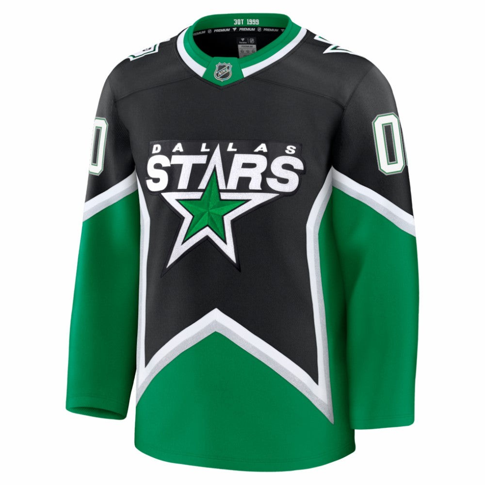 NHL,Custom Dallas Stars Fanatics Alternate Premium Custom Jersey - Black