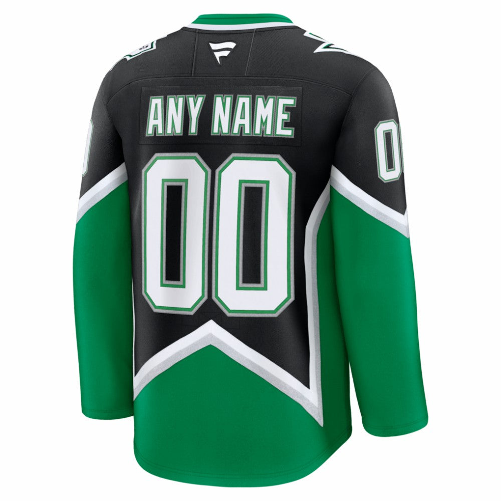 NHL,Custom Dallas Stars Fanatics Alternate Premium Custom Jersey - Black