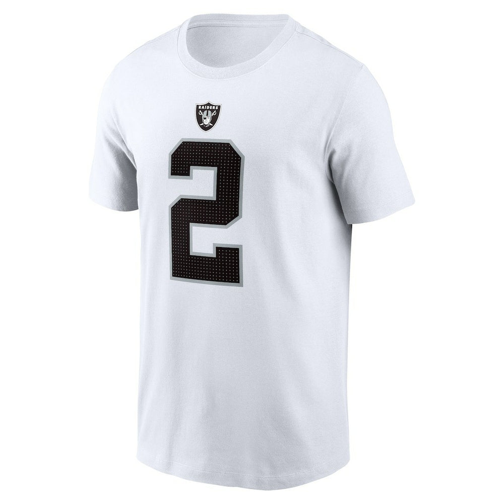Ashton Jeanty Las Vegas Raiders Name & Number T-Shirt White
