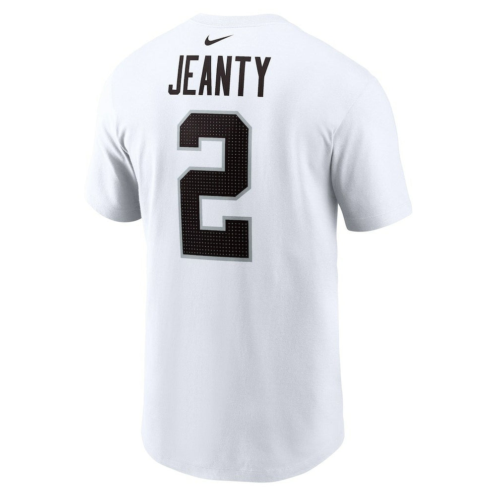 Ashton Jeanty Las Vegas Raiders Name & Number T-Shirt White