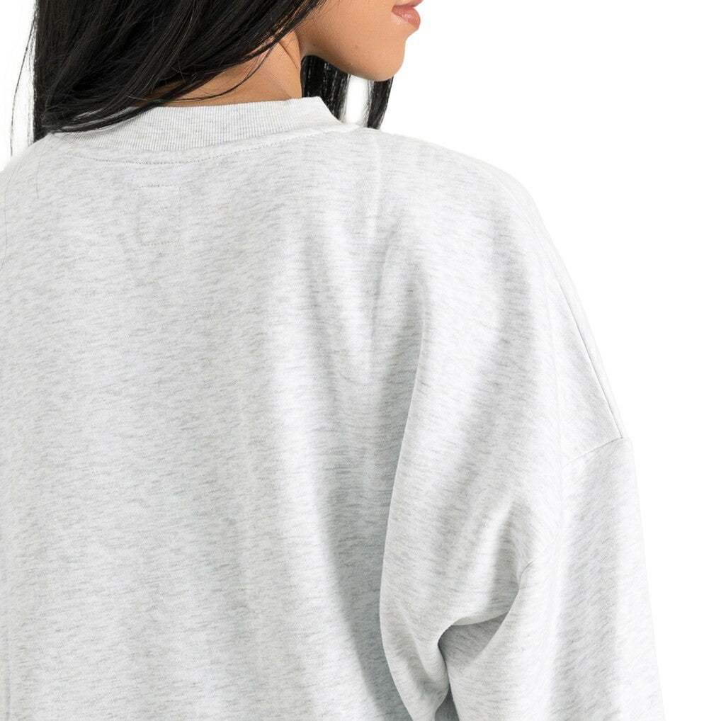Los Angeles Chargers Gameday Couture Women's Heritage Premium Fleece Pullover Sweatshirt Gray