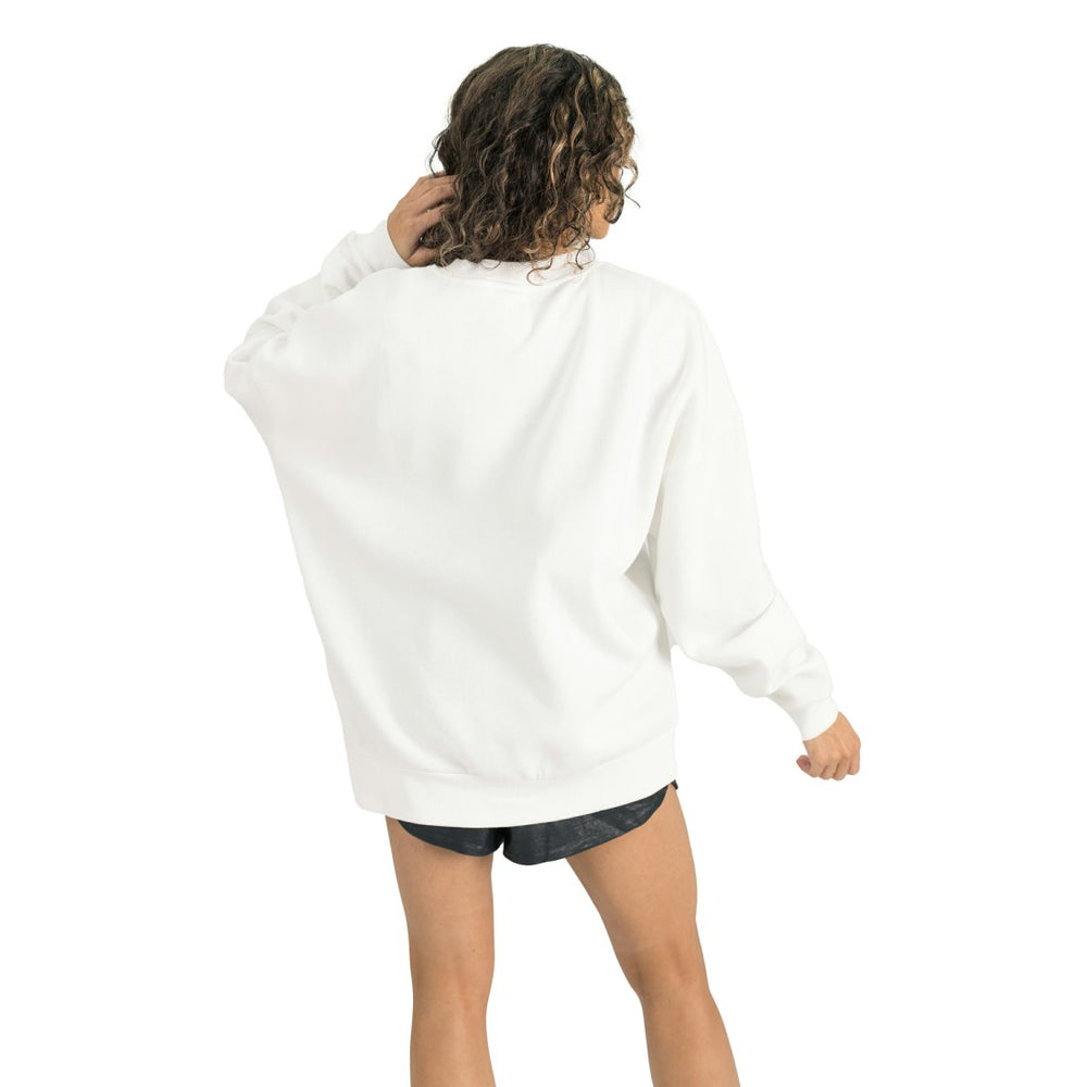 Detroit Lions Gameday Couture Women's Timeless Triumph Premium Fleece Pullover Sweatshirt White
