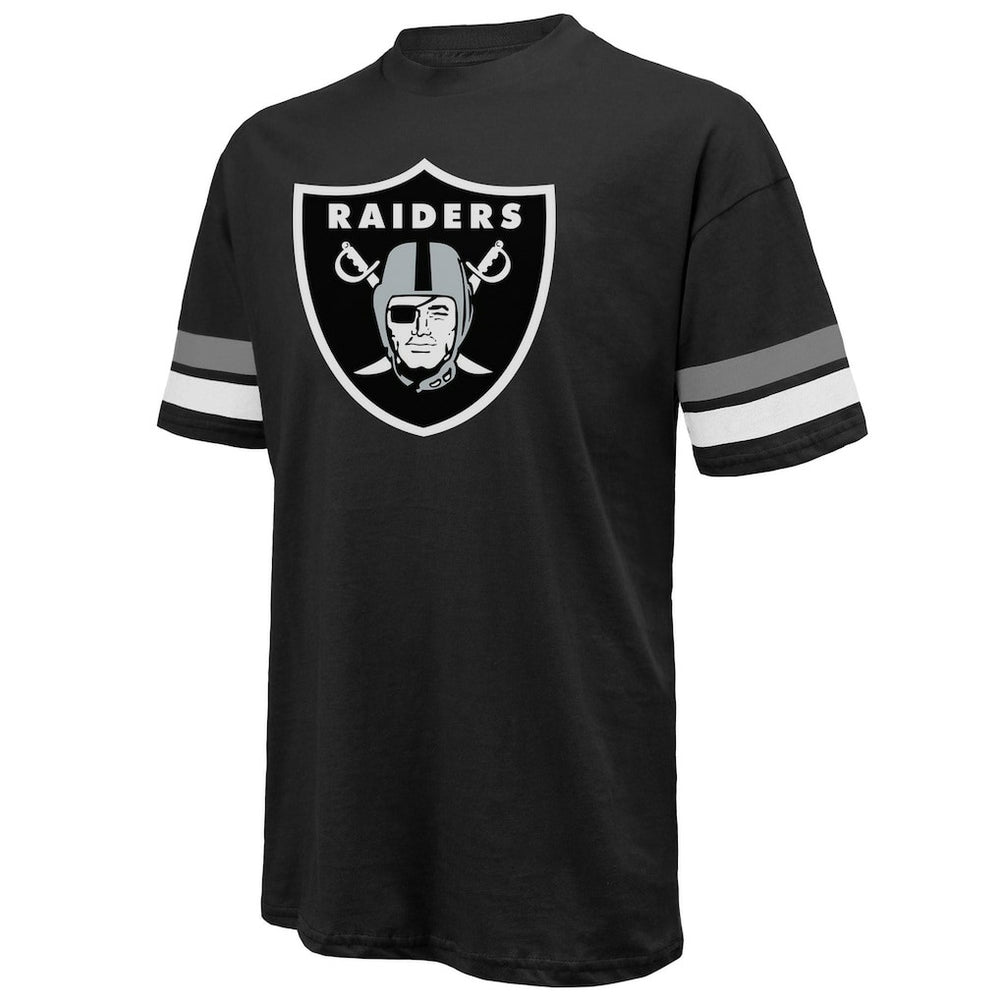 Ashton Jeanty Las Vegas Raiders Majestic Threads 2025 NFL Draft First Round Pick Oversized T-Shirt Black