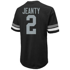 Ashton Jeanty Las Vegas Raiders Majestic Threads 2025 NFL Draft First Round Pick Oversized T-Shirt Black