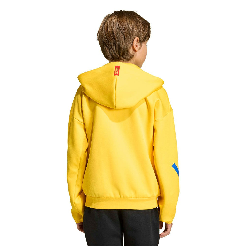 Club America Youth 2025/26 Club Anthem Full-Zip Hoodie Jacket Yellow