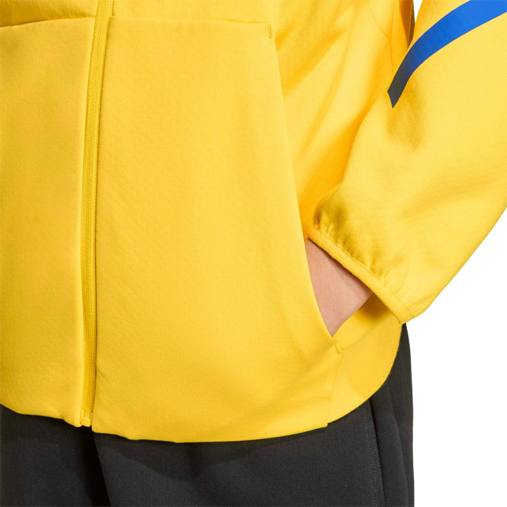 Club America Youth 2025/26 Club Anthem Full-Zip Hoodie Jacket Yellow