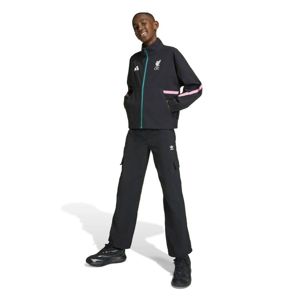 Liverpool Youth 2025/26 Club Anthem Full-Zip Jacket Black
