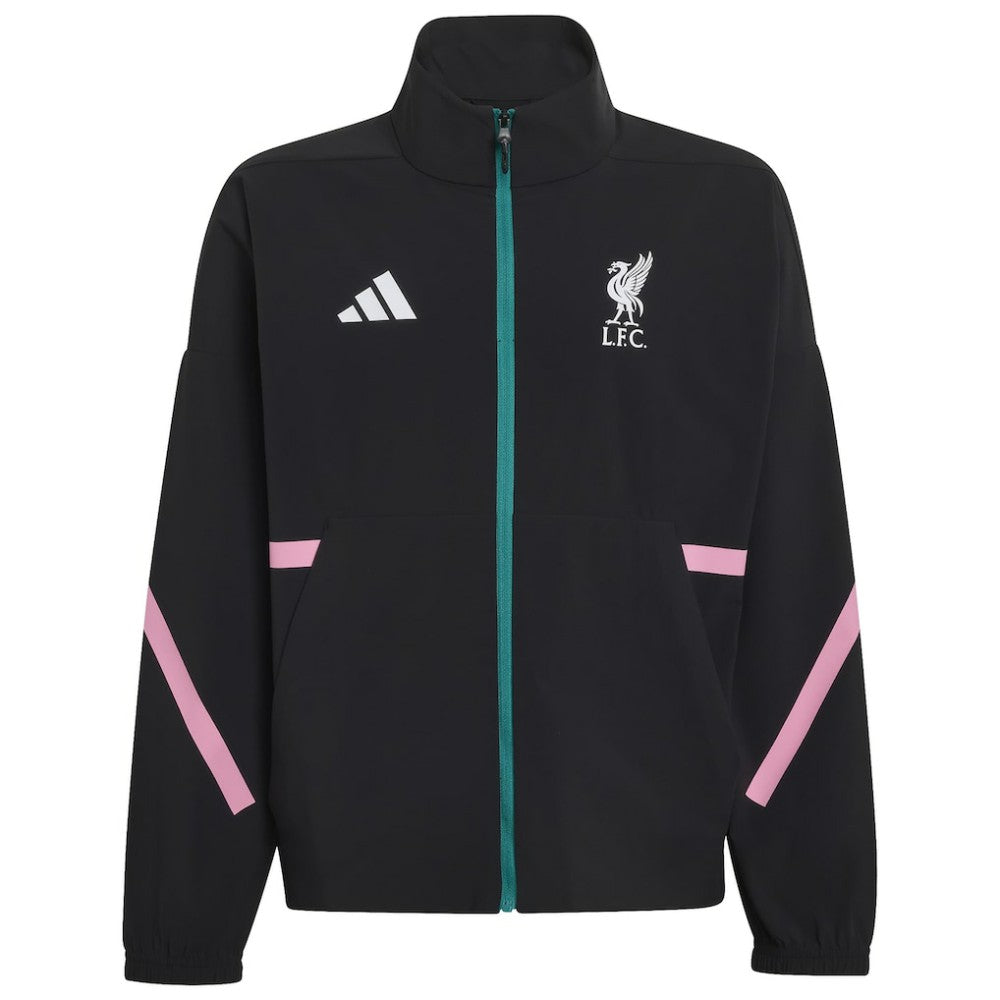Liverpool Youth 2025/26 Club Anthem Full-Zip Jacket Black