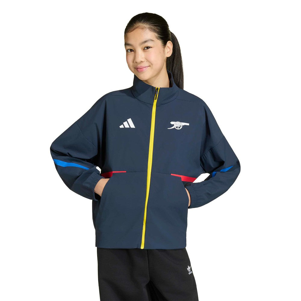 Arsenal Youth 2025/26 Club Anthem Full-Zip Jacket Navy shop
