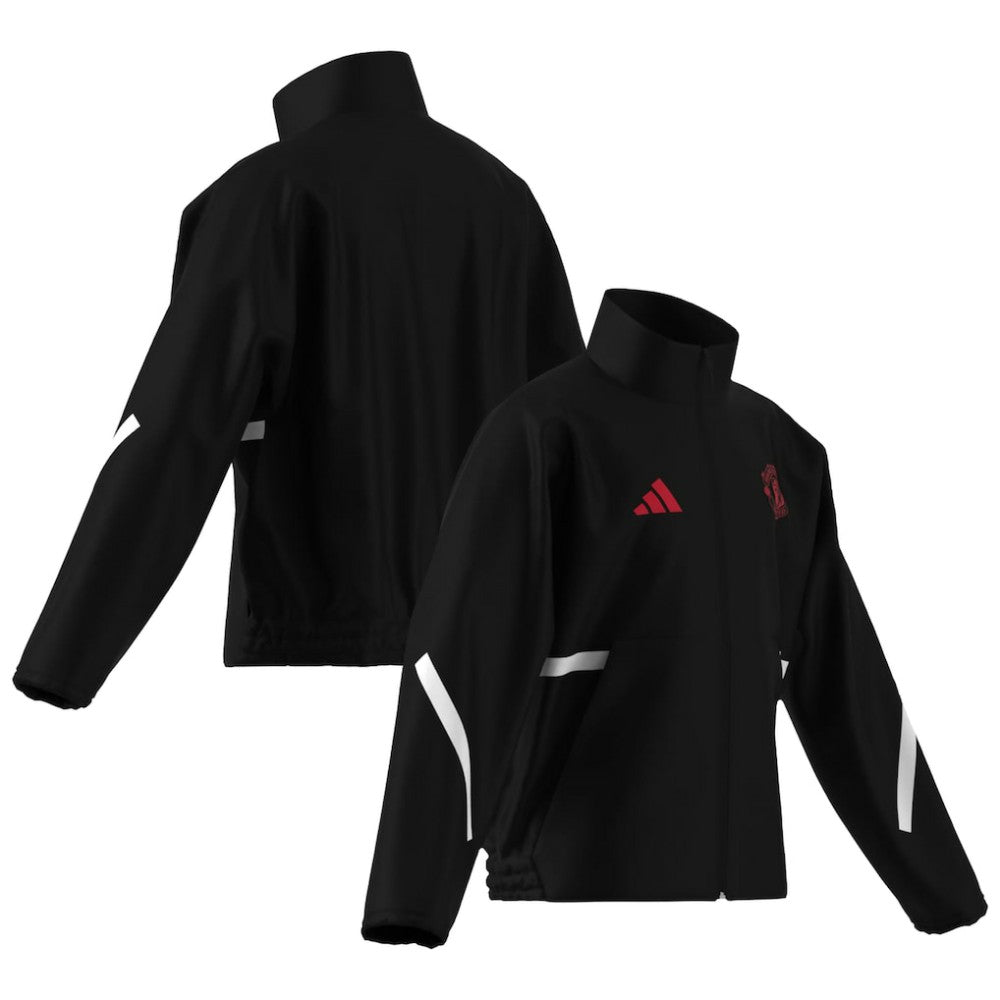 Manchester United Youth 2025/26 Club Anthem Full-Zip Jacket Black